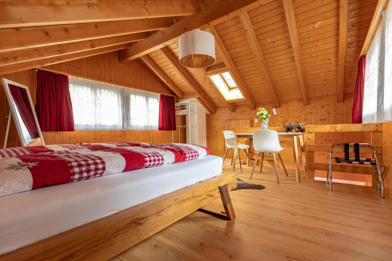 Chalet Waeschhuesli Near Interlaken, Grindelwald And Lauterbrunnen Gsteigwiler Bagian luar foto