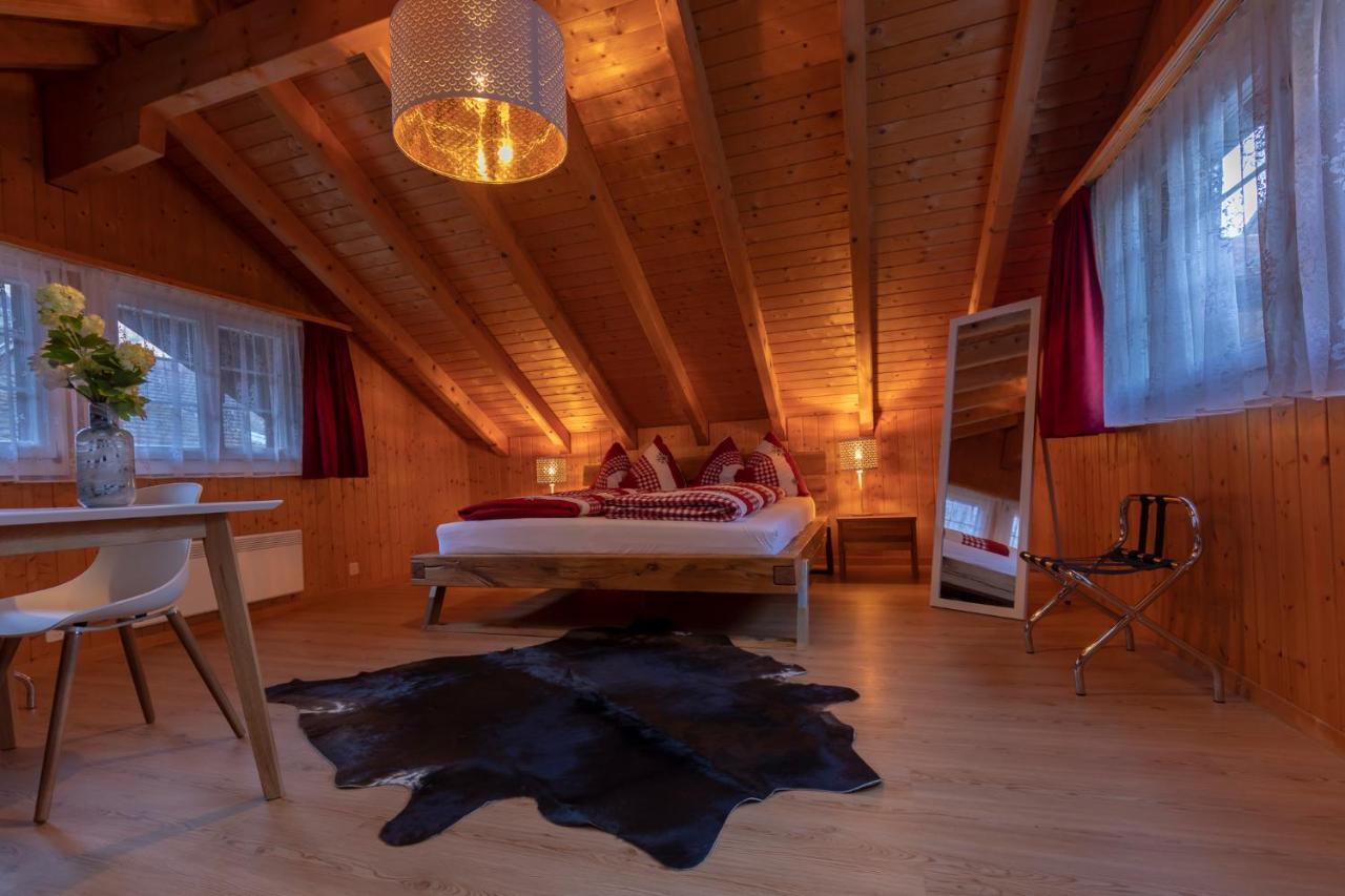 Chalet Waeschhuesli Near Interlaken, Grindelwald And Lauterbrunnen Gsteigwiler Bagian luar foto