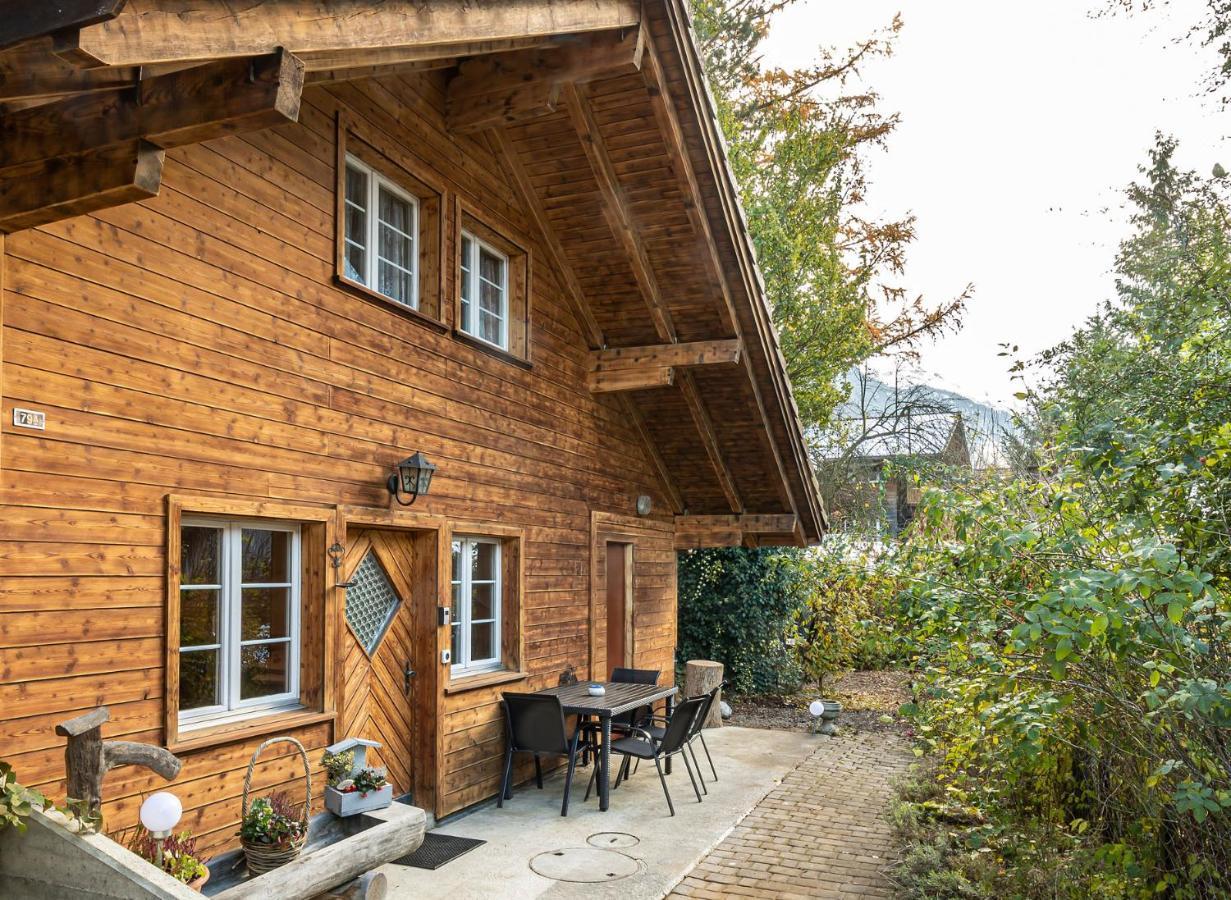 Chalet Waeschhuesli Near Interlaken, Grindelwald And Lauterbrunnen Gsteigwiler Bagian luar foto